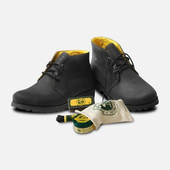 Panama Jack Black Waxy Waterproof Havana Joe Chukka Boots